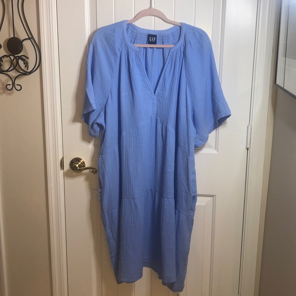 GAP Blue Midi Dress